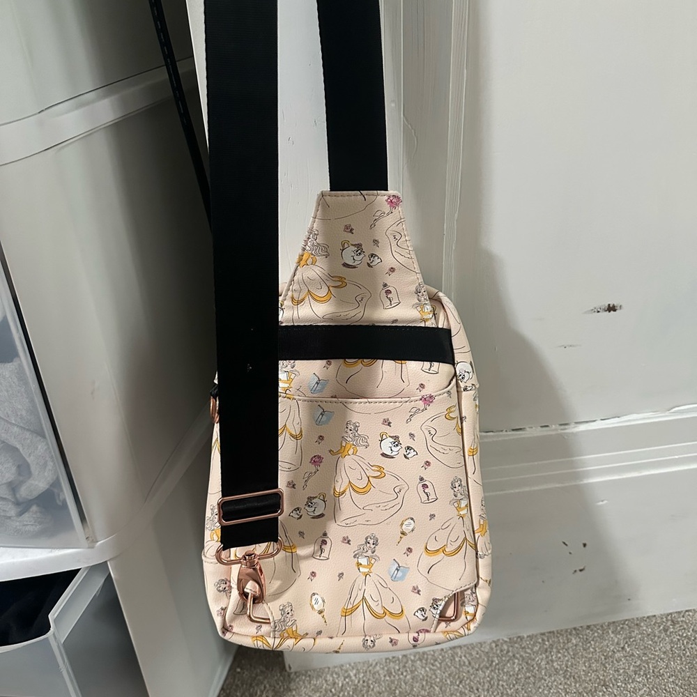 Petunia Pickle Bottom Cream Crossbody Bag